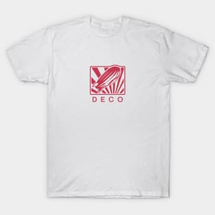 Art Deco Style zeppelin. Minimal, stylized, vintage design. T-Shirt